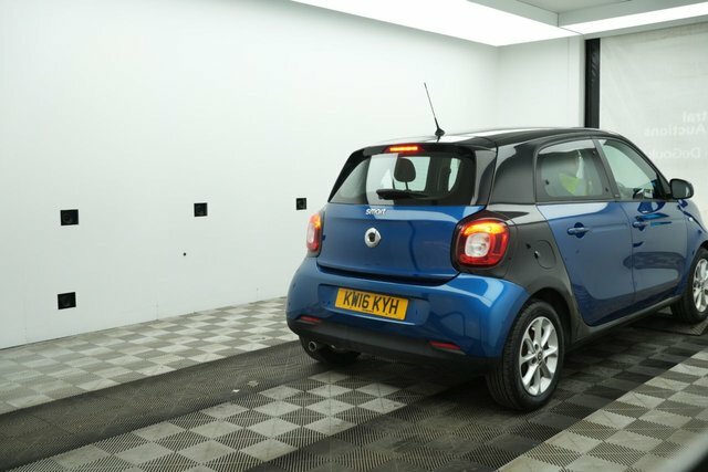 Smart Forfour 2016 1.0 Passion Hatchback Euro Blue #3