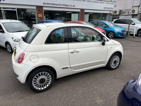 Fiat 500 1.2 Lounge Hatchback White #4