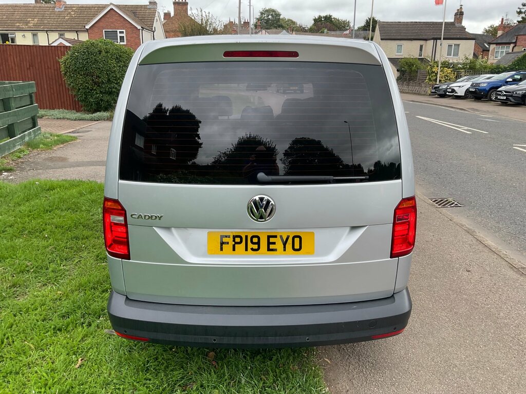 Volkswagen Caddy Maxi 2.0 Tdi C20 Crew Van Double Cab Dsg Lwb Silver #4