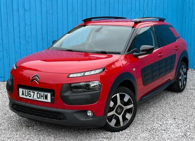 Citroen C4 Cactus 2017 1.2 Puretech Flair Hatchback Manua Red