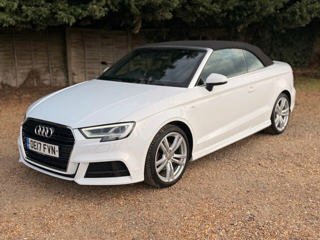 Audi A3 Cabriolet 2.0 Tdi S Line Convertible Euro White #6