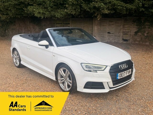 Audi A3 Cabriolet 2.0 Tdi S Line Convertible Euro White