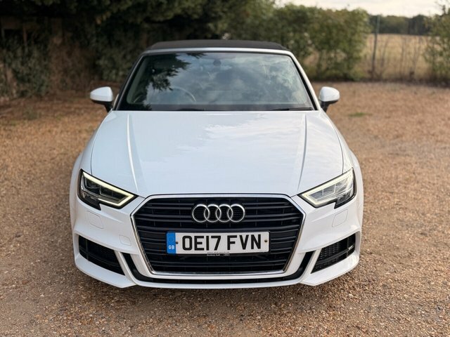 Audi A3 Cabriolet 2.0 Tdi S Line Convertible Euro White #4