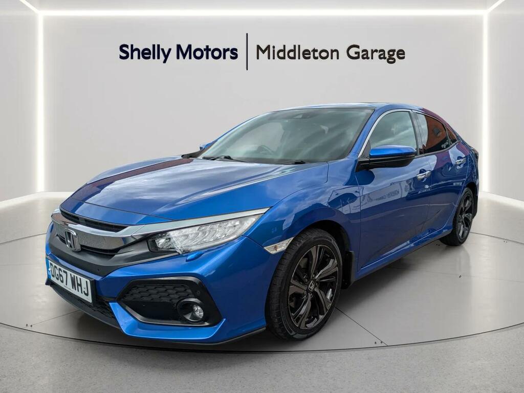 Honda Civic 1.5 Vtec Turbo Prestige Cvt Blue #2