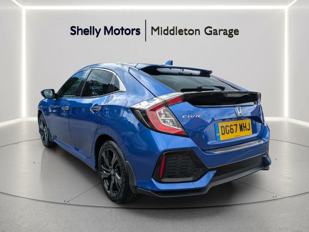 Honda Civic 1.5 Vtec Turbo Prestige Cvt Blue #4