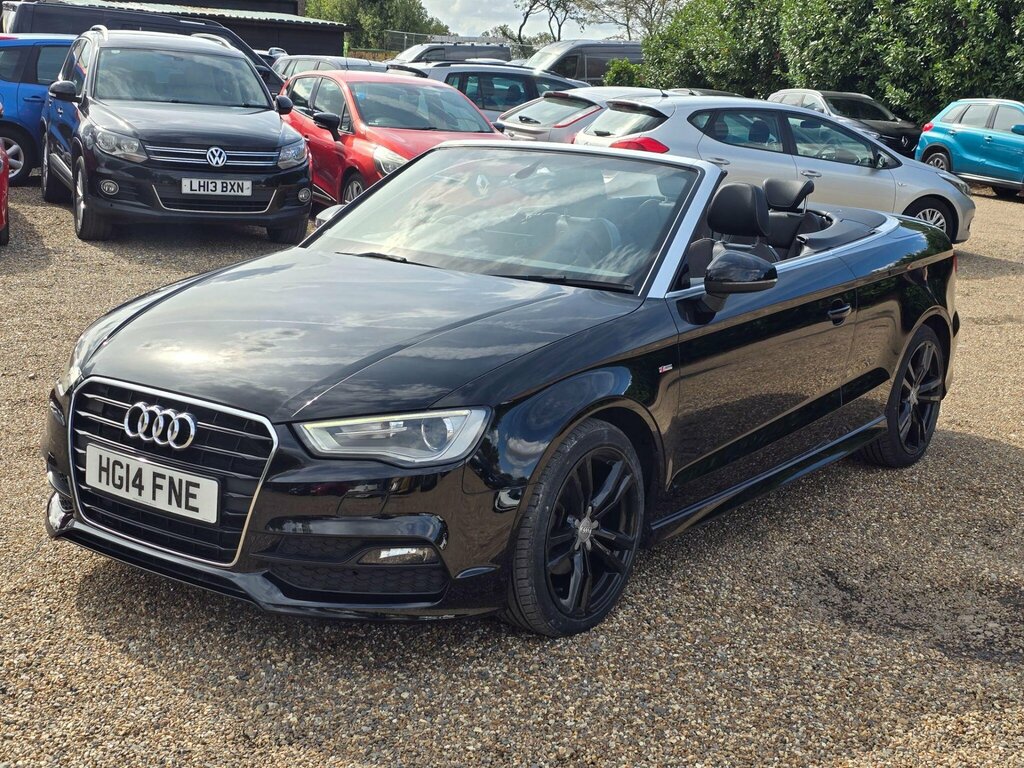 Audi A3 Cabriolet 2.0 Tdi S Line Euro 6 Ss Black #2