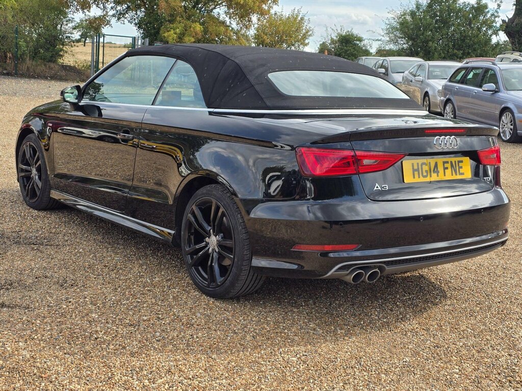 Audi A3 Cabriolet 2.0 Tdi S Line Euro 6 Ss Black #4
