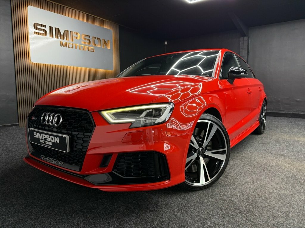 Audi RS3 Saloon Red
