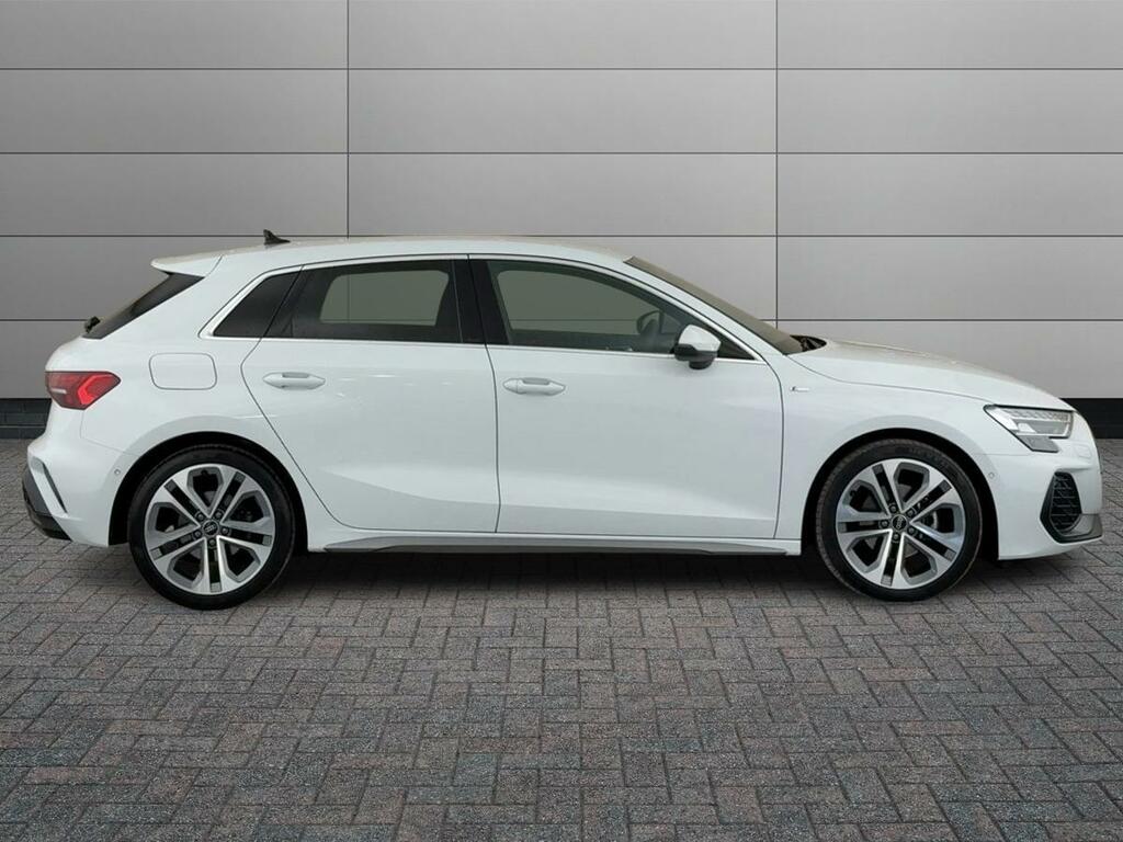 Audi A3 2.0 Tdi S Line Sportback S Tronic Euro 6 Ss White #5