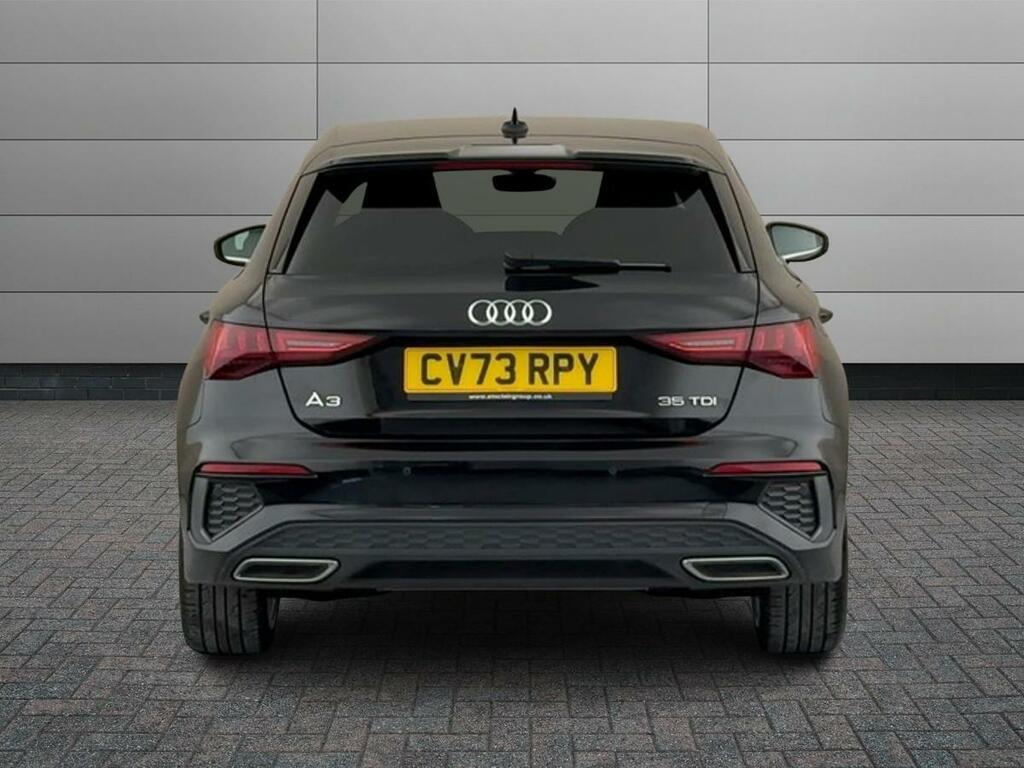 Audi A3 2.0 Tdi 35 S Line Sportback S Tronic Euro 6 Ss Black #6