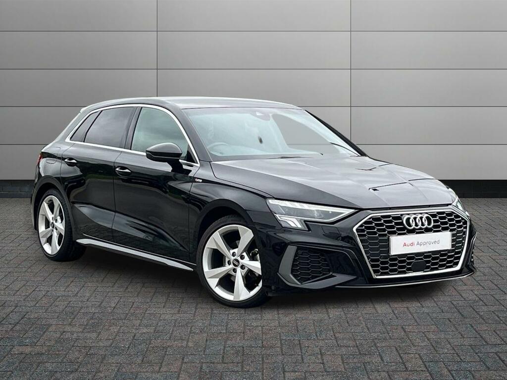 Audi A3 2.0 Tdi 35 S Line Sportback S Tronic Euro 6 Ss Black