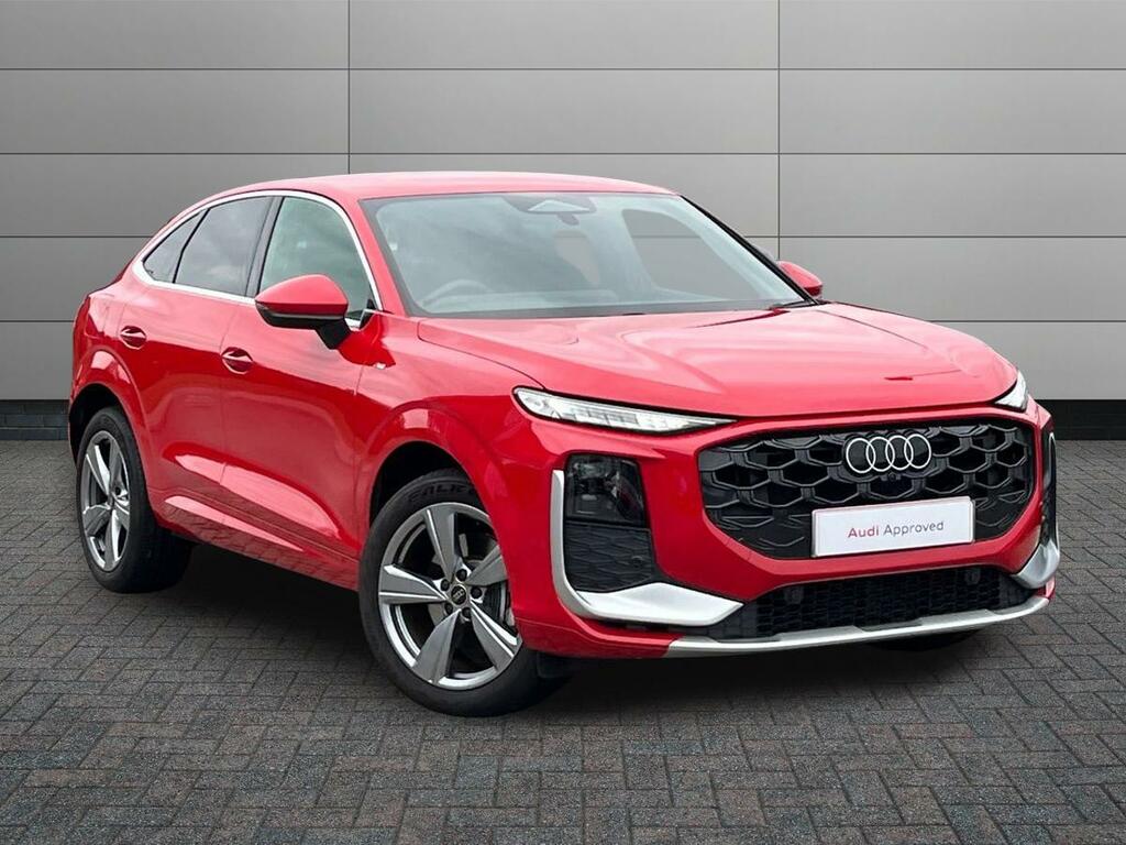 Audi Q3 2.0 Tdi S Line Sportback S Tronic Euro 6 Ss Red