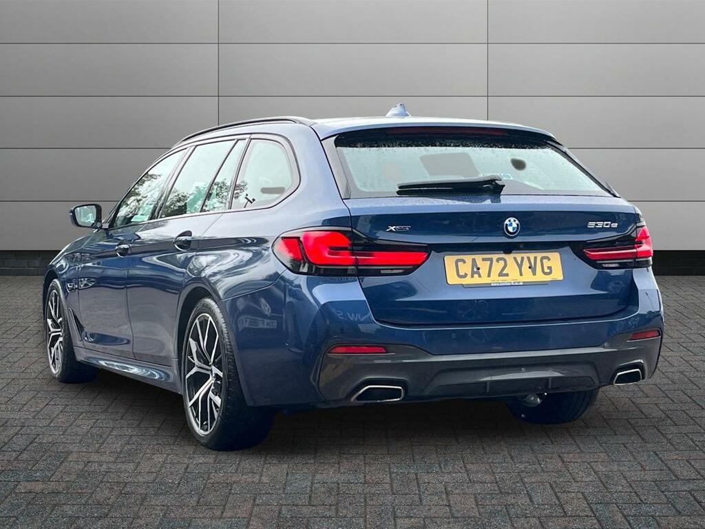 BMW 5 Series 2.0 530E 12Kwh M Sport Touring Steptronic Xdrive E Blue #2