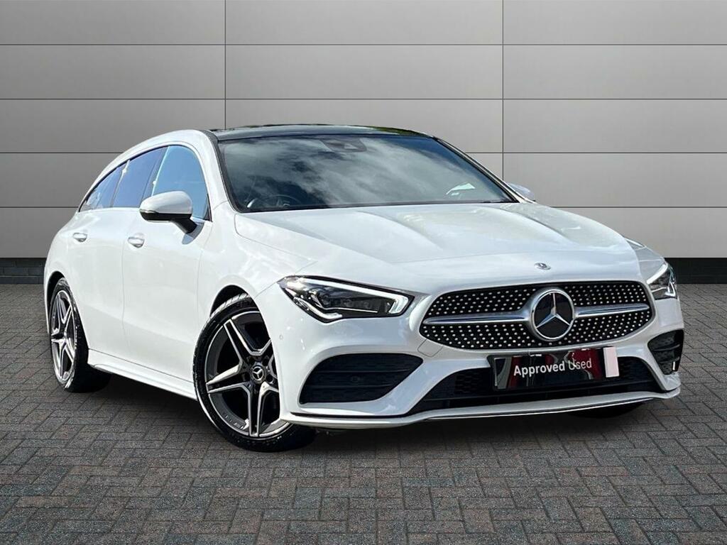Mercedes-Benz CLA Class Cla 180 Amg Line Premium Plus Shooting B White