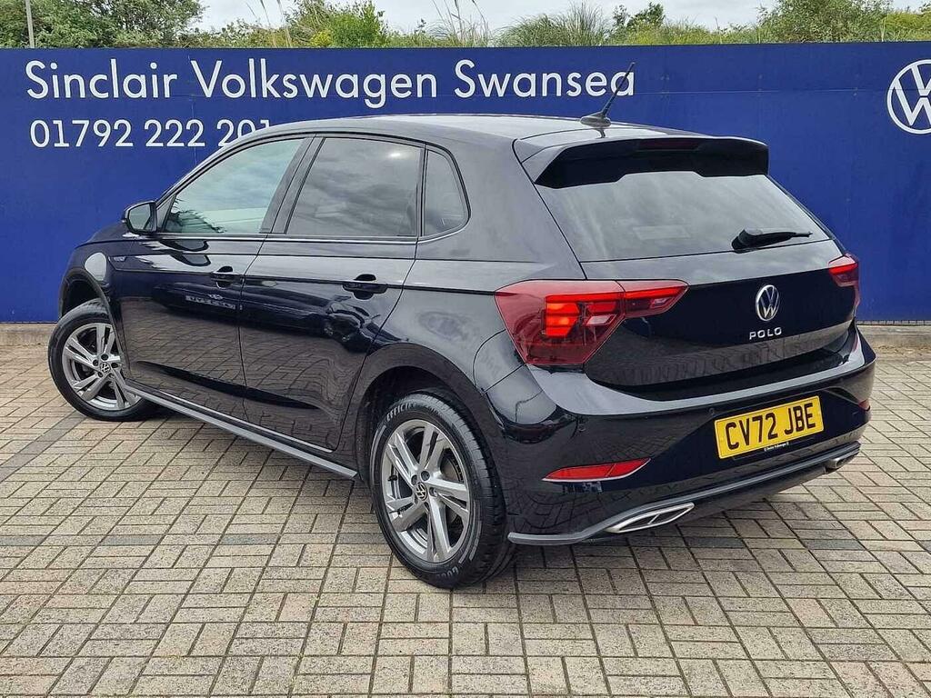 Volkswagen Polo 1.0 Tsi R-line Euro 6 Ss Black #3