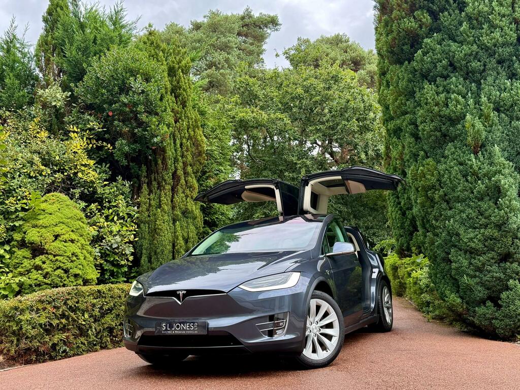 Tesla Model X Long Range 6 Seats Premium Cream Interior Grey #5