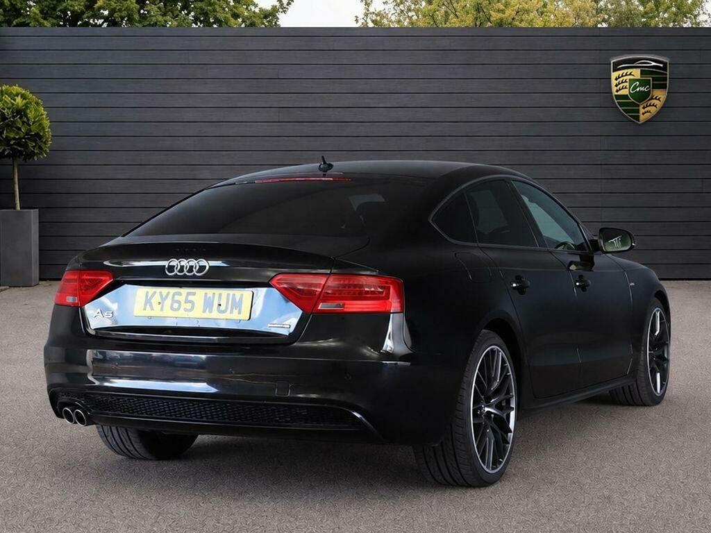 Audi A5 2.0 Tdi Black Edition Plus Sportback S Tronic Quat Black #6