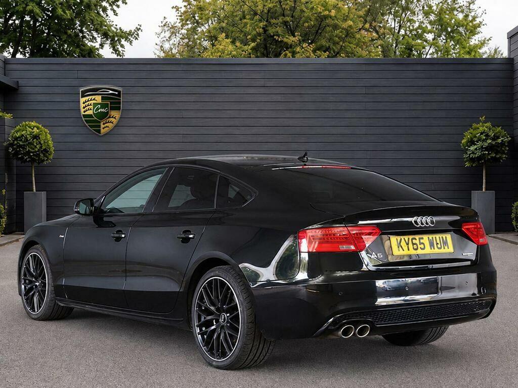Audi A5 2.0 Tdi Black Edition Plus Sportback S Tronic Quat Black #4