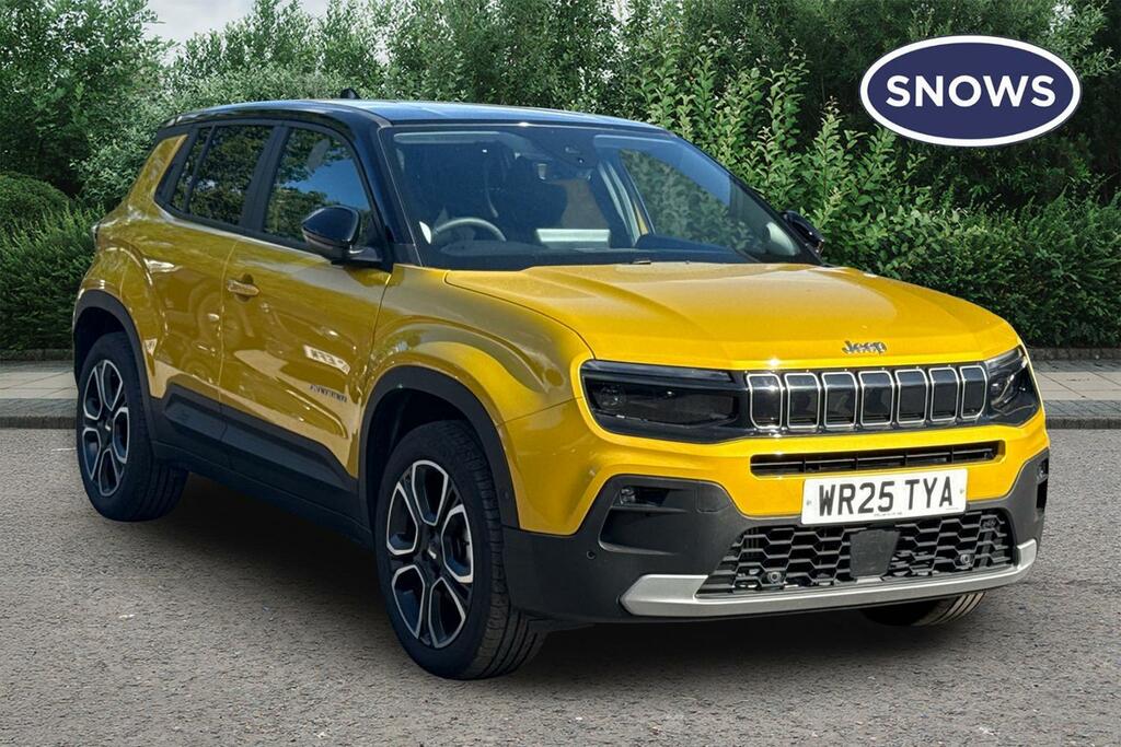 Jeep Avenger 1.2 Summit Euro 6 Ss Yellow