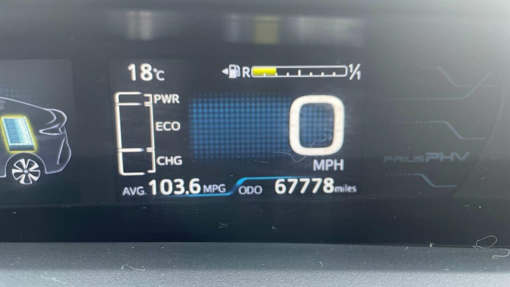 Toyota Prius 1.8 Vvti Excel Cvt Blue #11