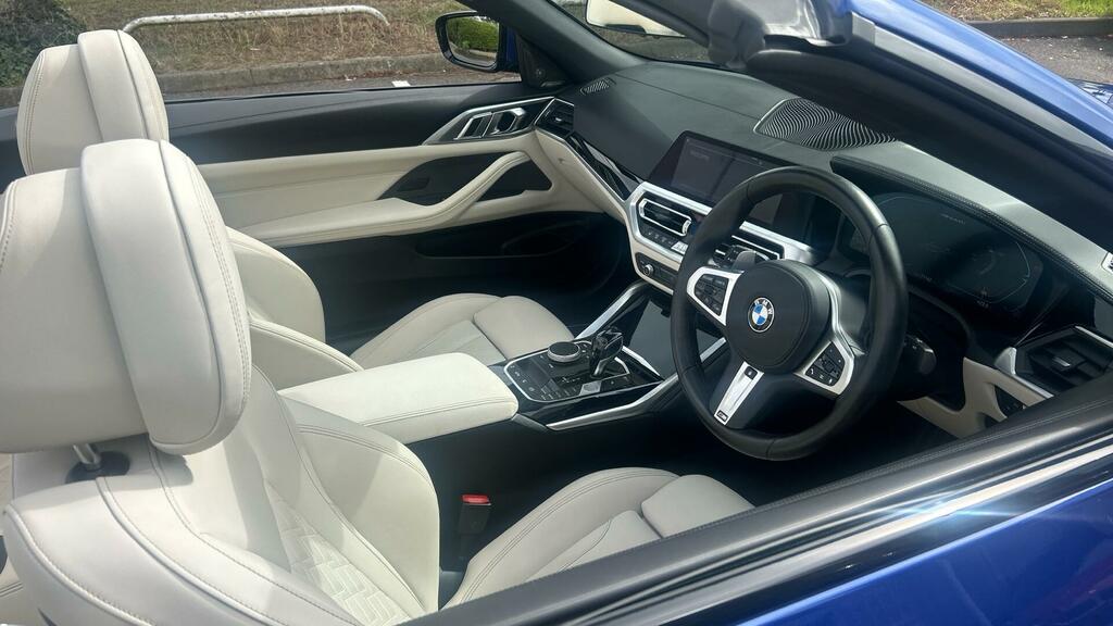 BMW 4 Series M440i Xdrive Convertible Blue #6