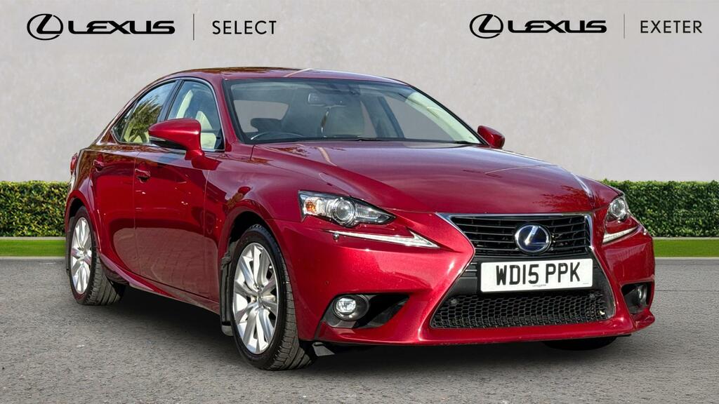 Lexus IS 2.5 300H Executive Edition Saloon Hybri Red