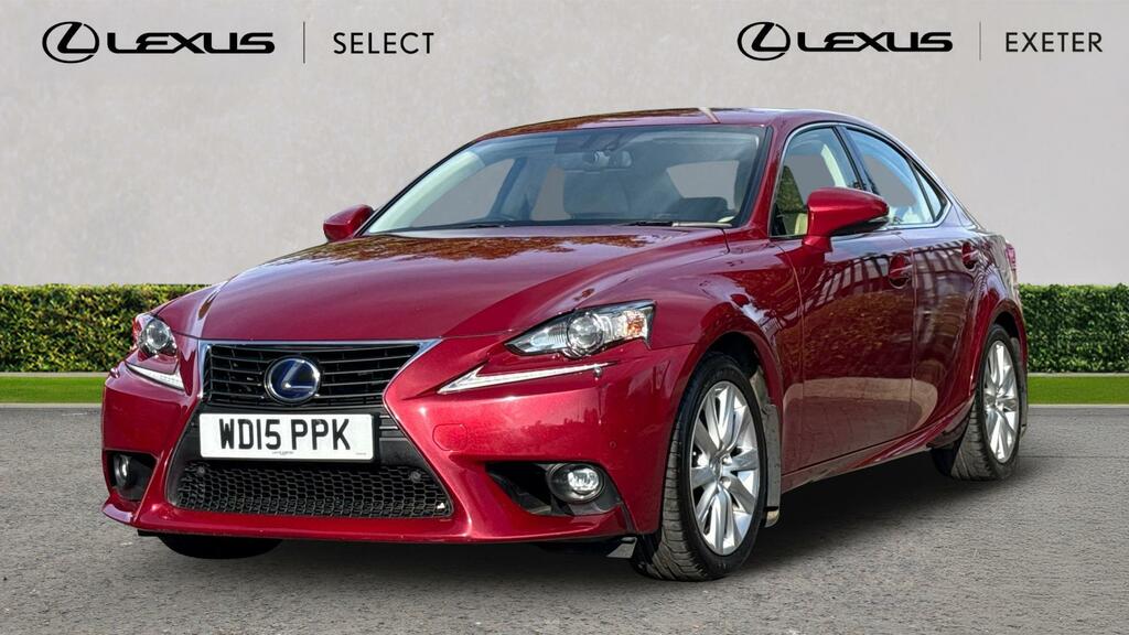Lexus IS 2.5 300H Executive Edition Saloon Hybri Red #3