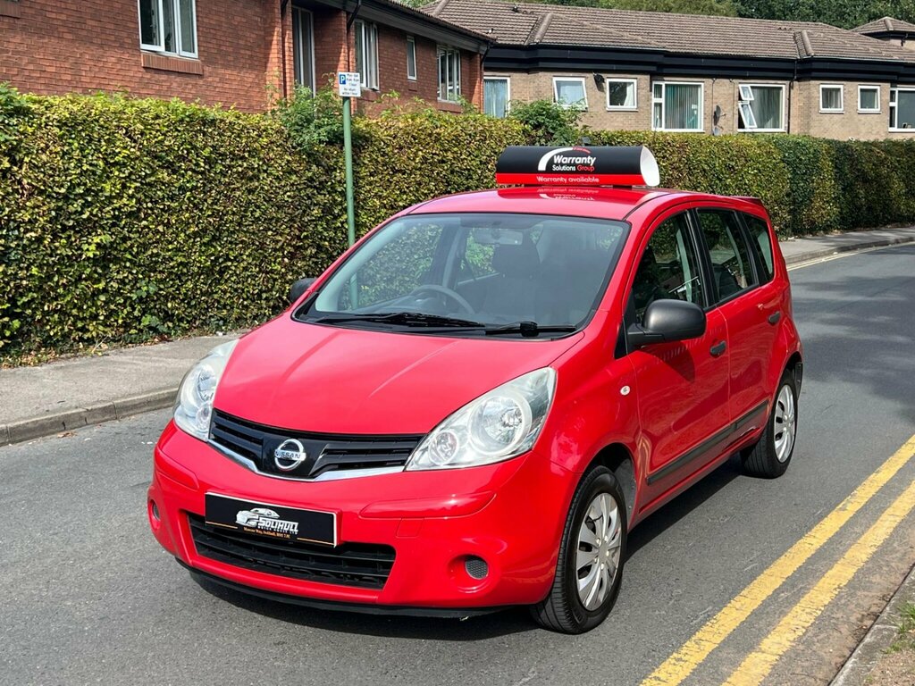 Nissan Note 1.4 16V Visia Euro 5 Red #4
