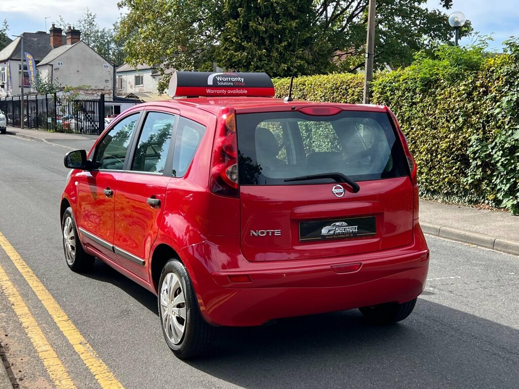 Nissan Note 1.4 16V Visia Euro 5 Red #5