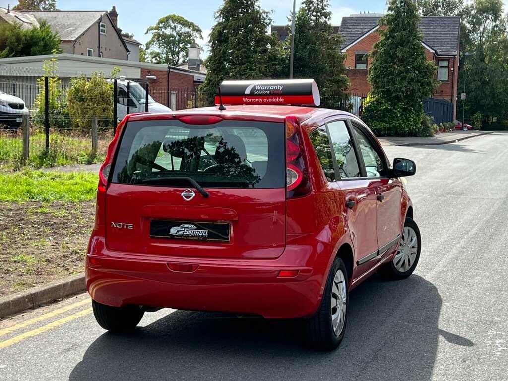 Nissan Note 1.4 16V Visia Euro 5 Red #2