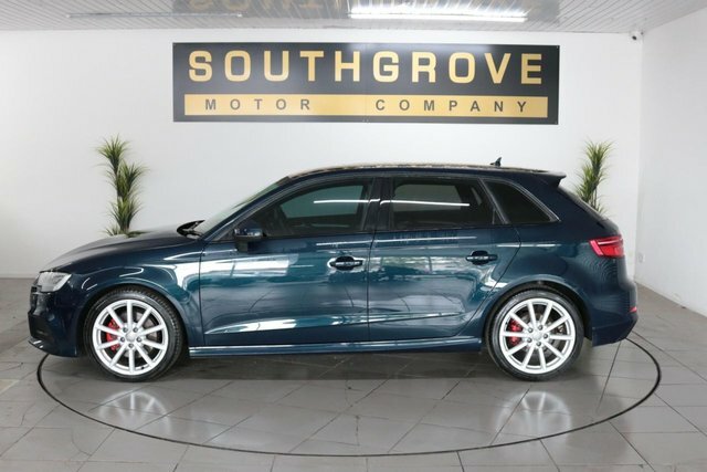 Audi A3 2.0 Tfsi Black Edition Sportback Blue #4
