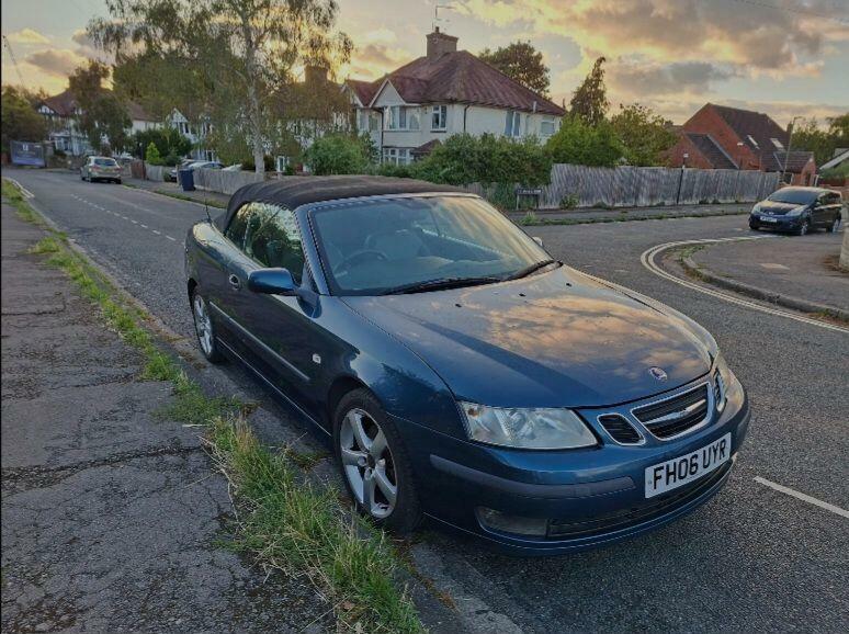 Saab 9-3 Cerulean Vector Blue