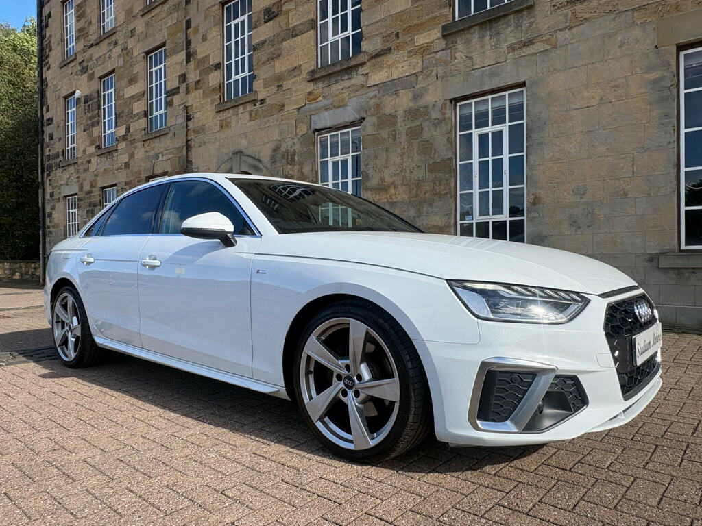 Audi A4 2.0 Tdi 35 S Line S Tronic Euro 6 Ss White #5