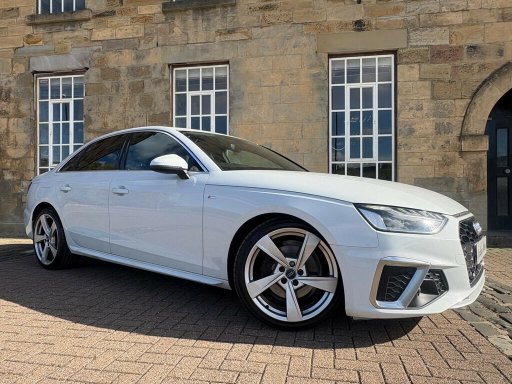 Audi A4 2.0 Tdi 35 S Line S Tronic Euro 6 Ss White #3