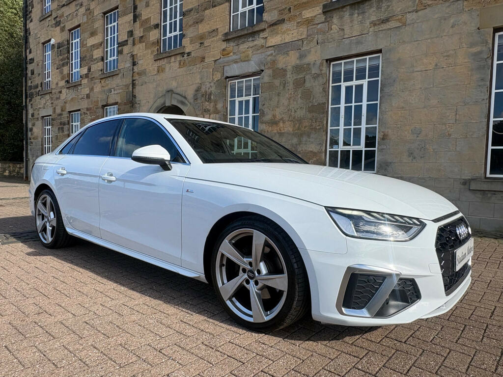 Audi A4 2.0 Tdi 35 S Line S Tronic Euro 6 Ss White #4