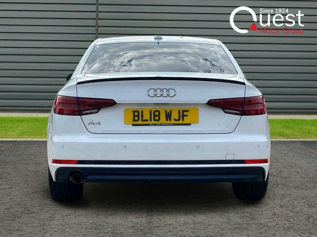 Audi A4 1.4 Tfsi Black Edition Saloon BL18WJF White #4