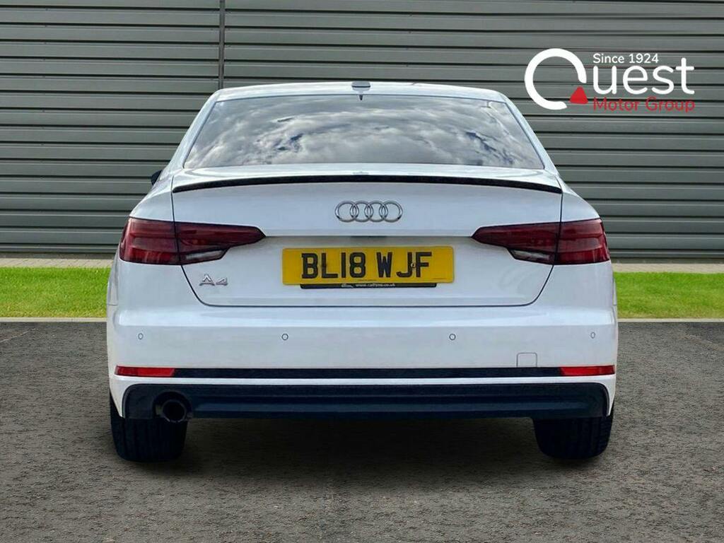 Audi A4 1.4 Tfsi Black Edition Saloon White #4