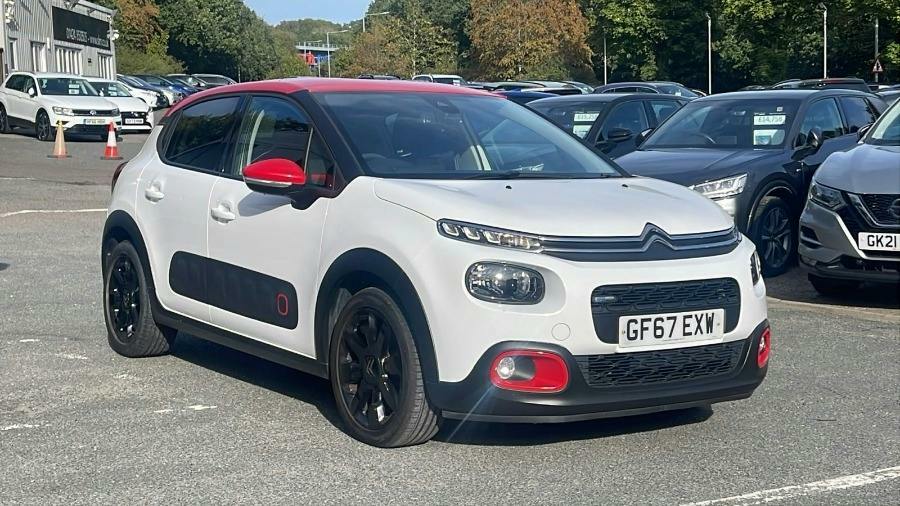 Citroen C3 1.2 1.2 Puretech Flair Hatchback White #2