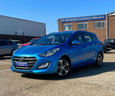 Hyundai I30 Estate EO65MYG Blue