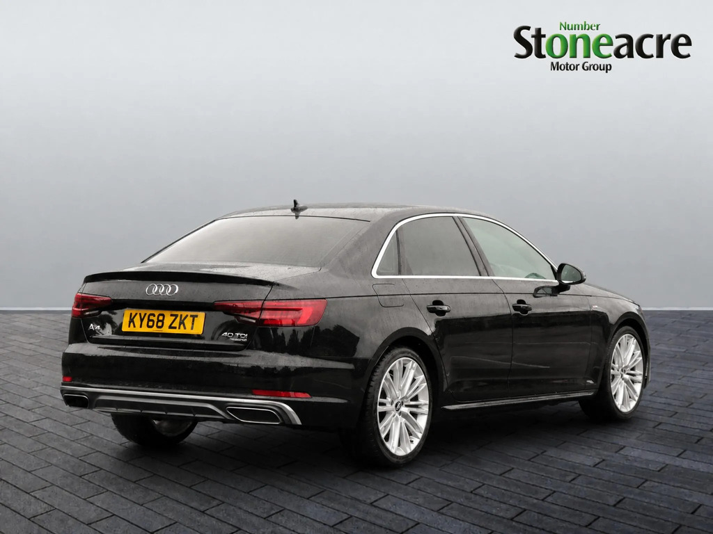 Audi A4 2.0 Tdi 40 S Line S Tronic Quattro Euro 6 Ss Black #3