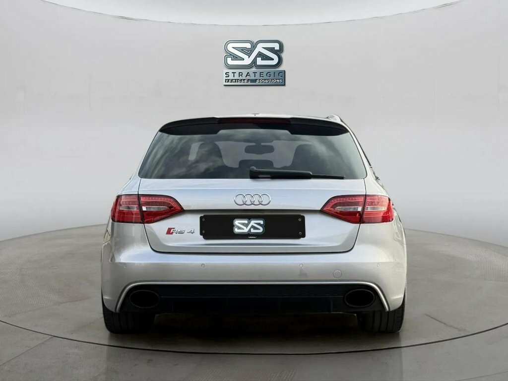 Audi RS4 Avant Estate GV64XPN Silver #6