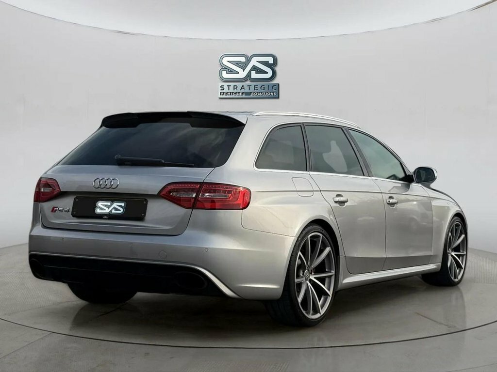 Audi RS4 Avant Estate GV64XPN Silver #5