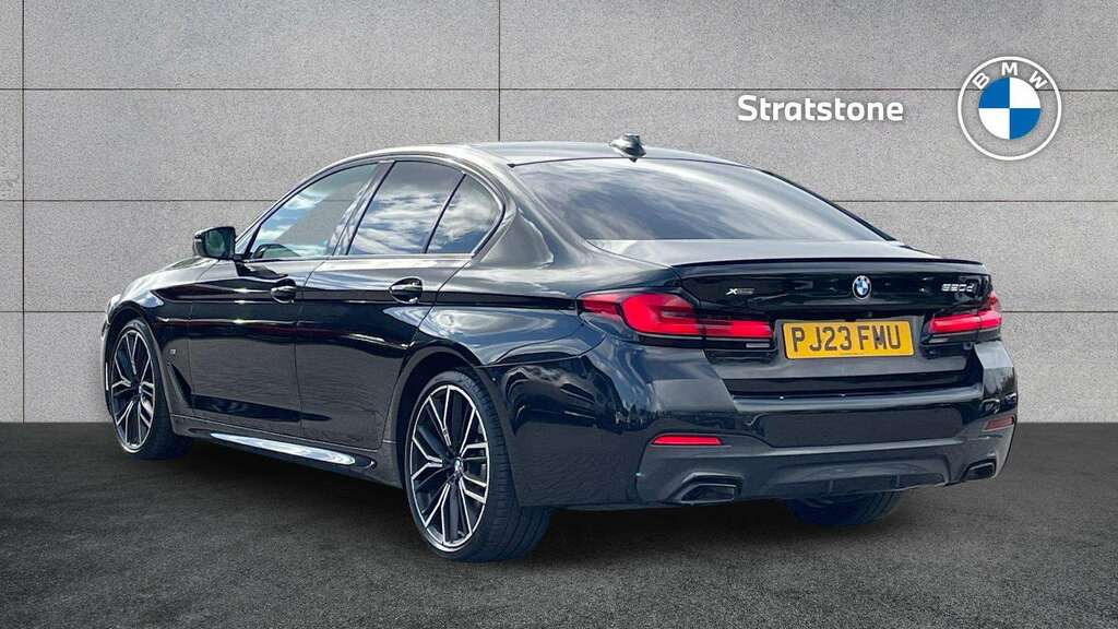 BMW 5 Series 520D Xdrive Mht M Sport Step 2023 PJ23FMU Black #2