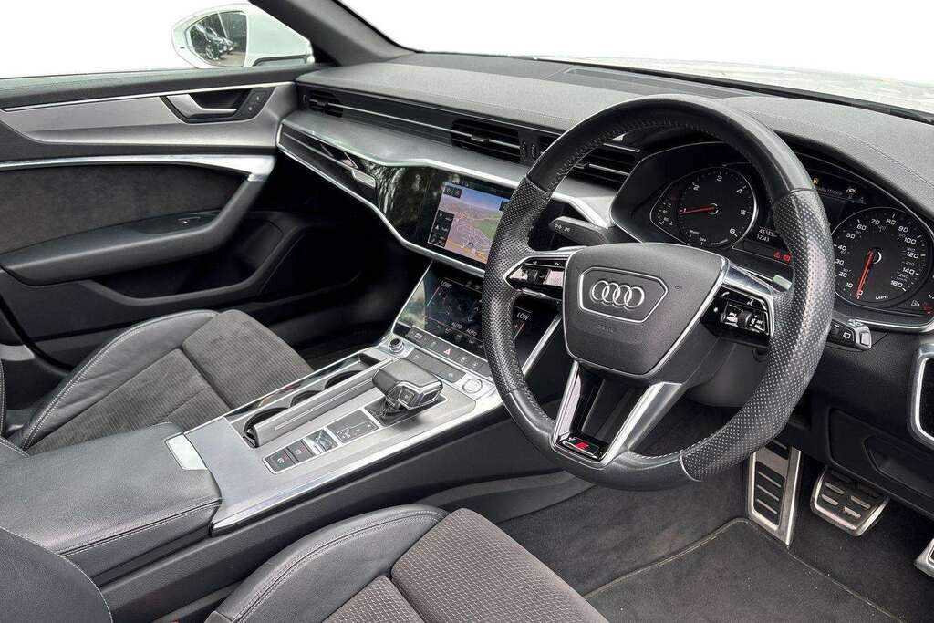 Audi A6 40 Tdi S Line S Tronic 2019 White #6