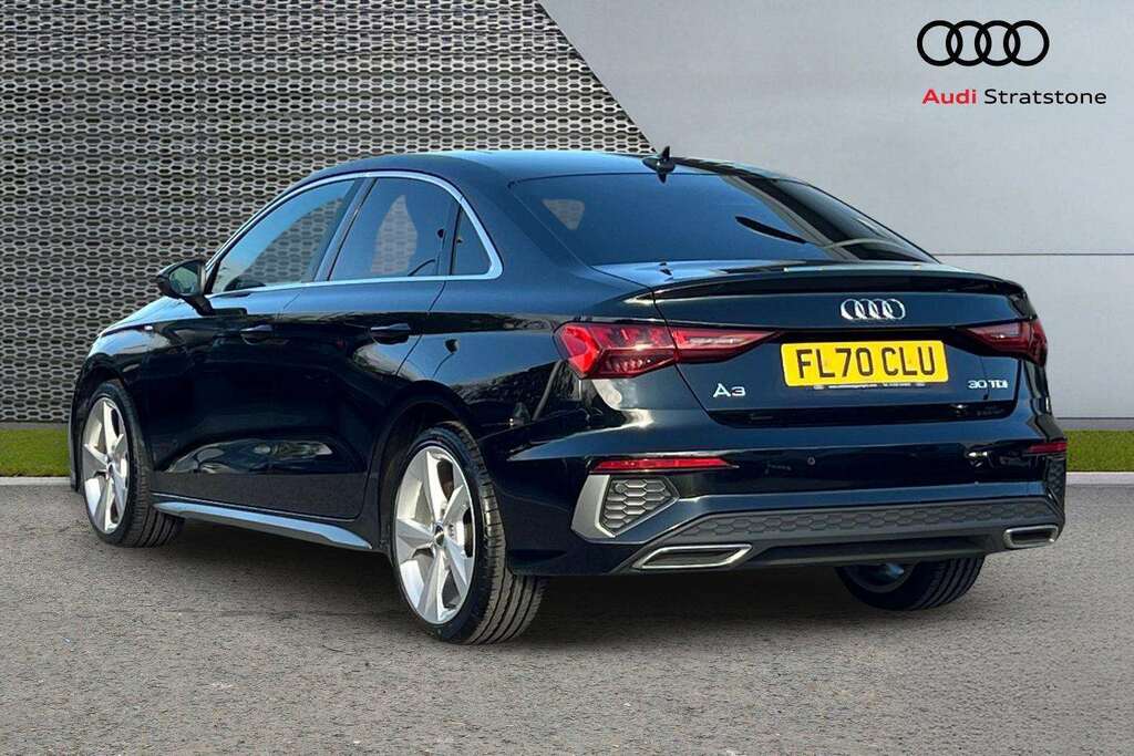 Audi A3 30 Tdi S Line S Tronic 2020 Black #3