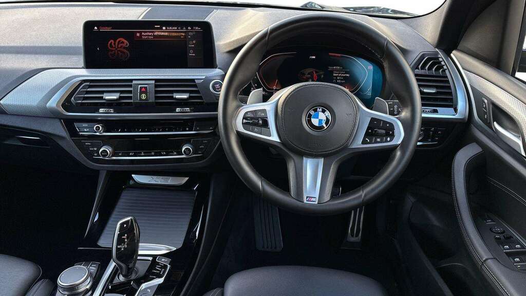 BMW X3 Xdrive20d Mht M Sport Step 2021 Black #6