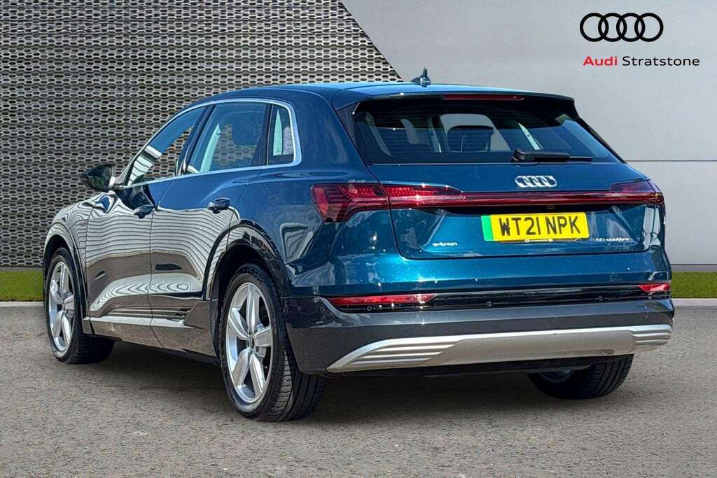 Audi E-tron 230Kw 50 Quattro 71Kwh Technik 2021 Blue #3