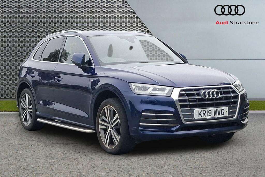 Audi Q5 40 Tdi Quattro S Line S Tronic 2019 Blue