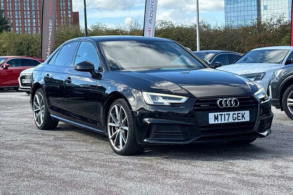 Audi A4 2.0 Tdi 190 Quattro S Line S Tronic 2017 Black