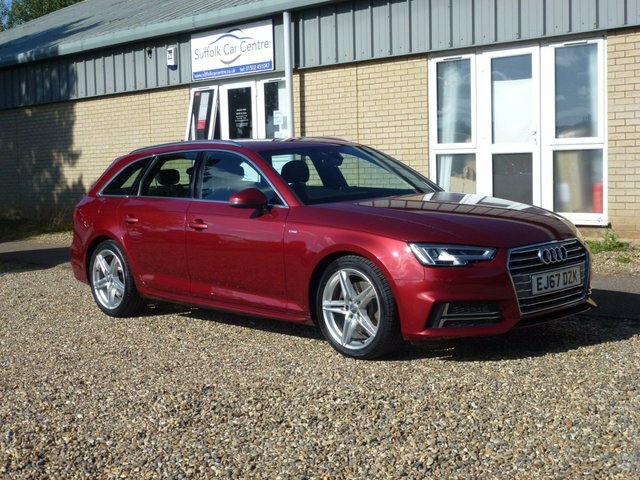 Audi A4 Avant 2.0 Tdi S Line Red #2